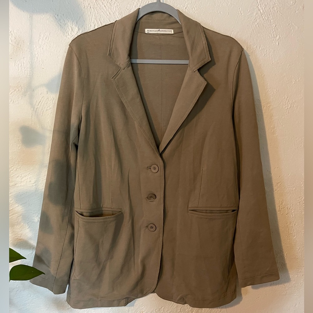 Peruvian Connection Avery Blazer Cotton